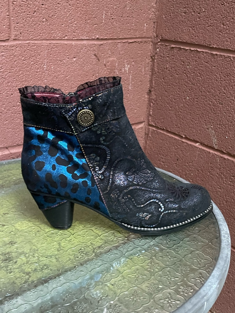 Spring Step L’artiste Dessa Bootie Size 39 - Picture 3 of 15